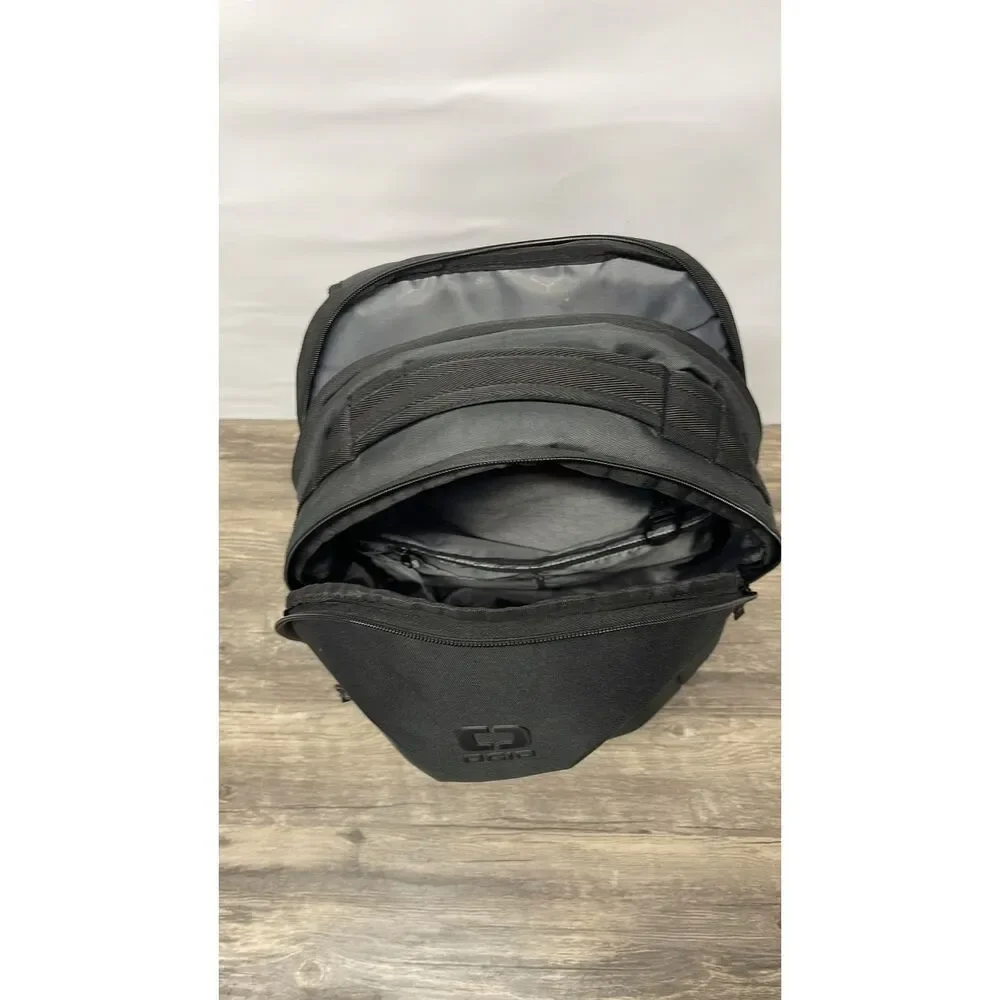 OGIO Black  Laptop‎ Backpack Travel Work School Bag Exact Sciences Logo On Front